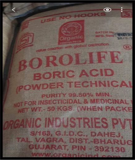 Boric Acid Chemical